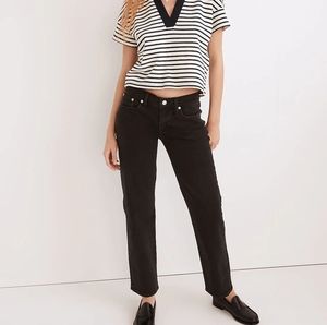 Madewell - The Low-Rise Perfect Vintage Straight Jean in Lunar Wash - Women's